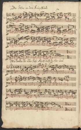 Da Jesus an dem Kreuze stund; org; e-Moll; BWV 621