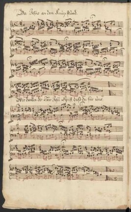 Da Jesus an dem Kreuze stund; org; e-Moll; BWV 621