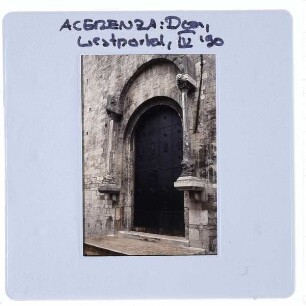 Acerenza, Kathedrale : Westportal