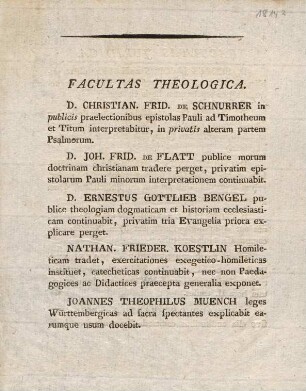 3, Facultas Theologica