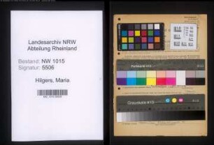 Entnazifizierung Maria Hilgers , geb. 23.08.1913 (Einkäuferin)