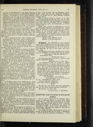 Katholischer Lehrerverband im Königreich Sachsen