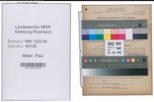 Entnazifizierung Paul Meier , geb. 18.09.1903 (Arbeiter)