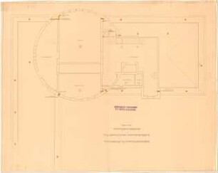 Billing, Hermann; Singen; Krankenhaus - Hauptbau, westlicher Teil, Pumpenheizung (Grundriss 3. OG)