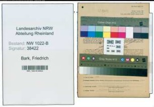 Entnazifizierung Friedrich Bark , geb. 01.04.1899 (Bahnbeamter)