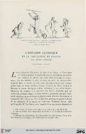 4. Pér. 4.1910: L' estampe satirique et la caricature en France au XVIIIe siècle, 5