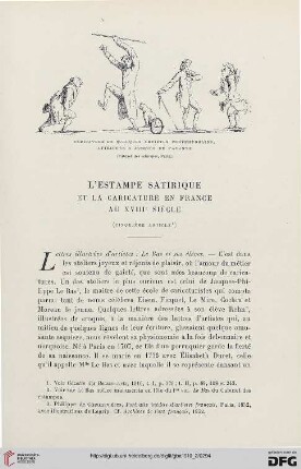 4. Pér. 4.1910: L' estampe satirique et la caricature en France au XVIIIe siècle, 5
