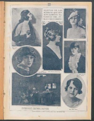Algunas de las actrices que son actualmente favoritas del público neoyorkino