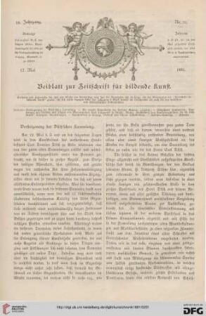 Versteigerung der Disch'schen Sammlungen