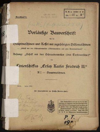 Vorläufige Bauvorschrift