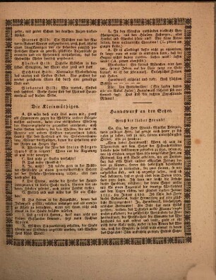 Fastnachts-Blätter. 2. 1831
