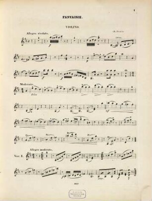 Souvenir de Beethoven et de Weber : fantaisie ; pour piano et violon