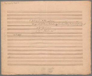 6 Quartette aus den Liedern eines Malers, Heft 2, Männerstimmen - BSB Mus.Schott.Ha 7922-2