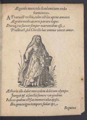 Aegrotis mercede servientium ordo foeminus.