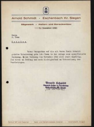 Schmidt, Arnold