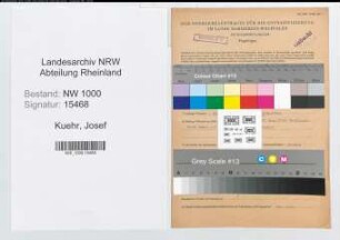 Entnazifizierung Josef Kuehr, geb. 20.03.1909 (Arzt)
