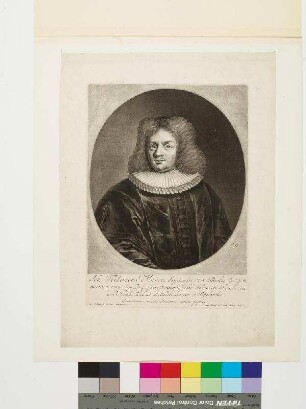Bildnis von Johann Friedrich Mayer (1650-1712)