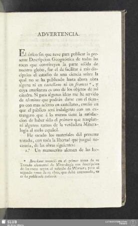 Advertencia