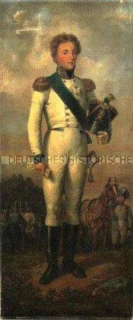 Porträt Prinz Friedrich August von Sachsen