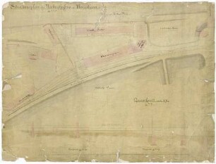 Situationsplan des Neckarhafens zu Mannheim