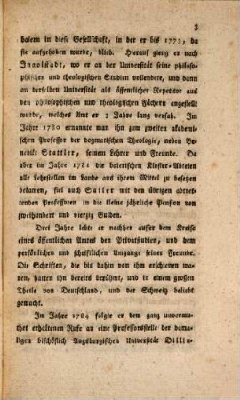 Biographie des Herrn D. Johann Michael Sailer