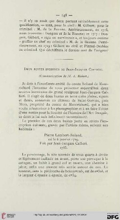 1918/19: Deux bustes inconnus de Jean-Jacques Caffiéri