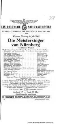 Die Meistersinger von Nürnberg