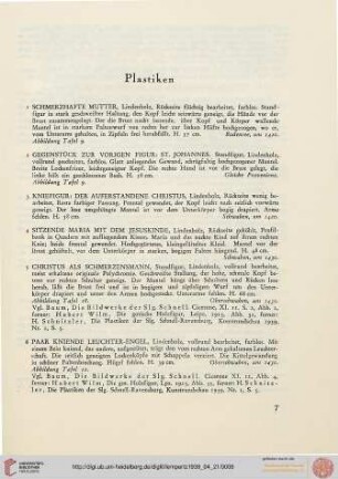 Plastiken (Nr. 1-240a)