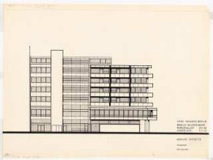 ADAC-Gauhaus, Berlin-Wilmersdorf: Ansicht Hofseite