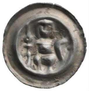 Fundmünze, Brakteat, 1244 - 1300