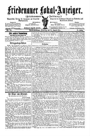 Nr. 192, 18.08.1914