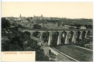 Luxemburg. Vue Generale