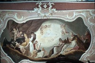 Die vier Kirchenväter mit den Evangelistensymbolen