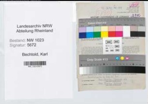Entnazifizierung Karl Bechtold , geb. 27.09.1904 (Zollbeamter)