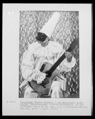 Musizierender Pierrot