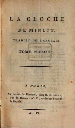 La Cloche De Minuit, 1