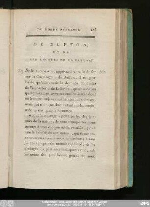 De Buffon, Et De Ses Èpoques De La Naturé.