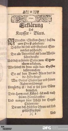Erklärung des Kupffer-Blats.