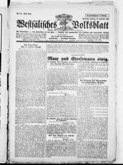 Westfälisches Volksblatt : amtliches Mitteilungsblatt der NSDAP und der Behörden der Kreise Paderborn, Büren, Warburg