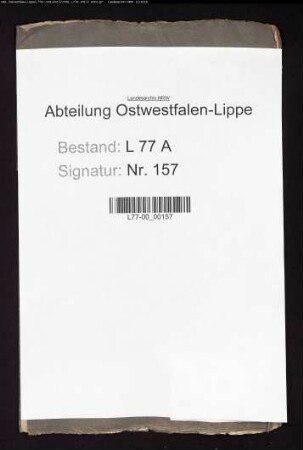 Privilegien der Neustadt Detmold