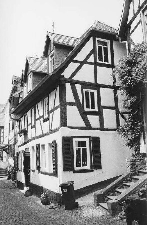 Wohnhaus, Fachwerk; Gelnhausen, Untere Haitzer Gasse 18