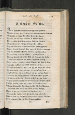 Siebender Gesang.