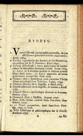 Duodec.