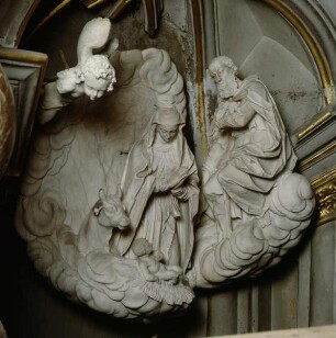 Altar des Heiligen Bernhard — Die Visionen des Heiligen Bernhard von Clairvaux — Weihnachtsvision