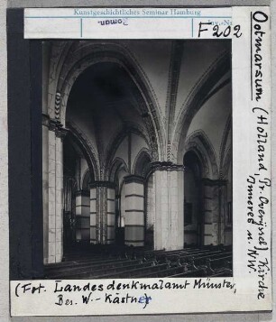 Ootmarsum (Holland): Kirche, Inneres nach Nordwesten