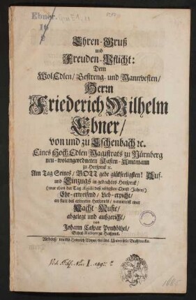 Holzschuher <Familie> / Wappen / Stempel