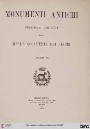 15: Monumenti antichi