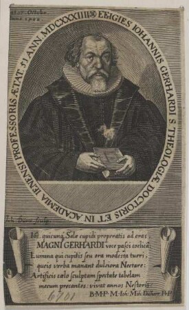Bildnis des Iohannis Gerhardus