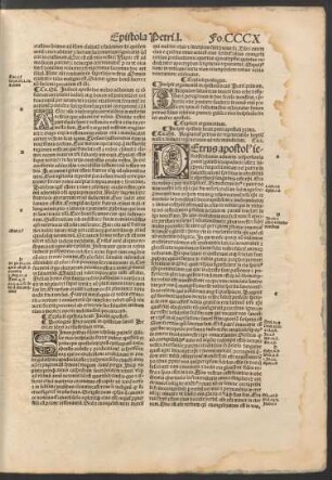 Incipit argumentum in epistolam beati Petri primam.