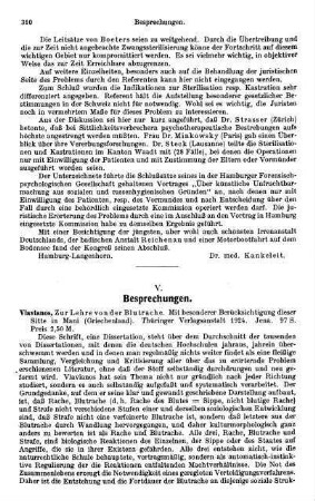 310-320, V. Besprechungen